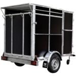 Viehanhänger 750 kg 200×125×150 cm Seitenansicht