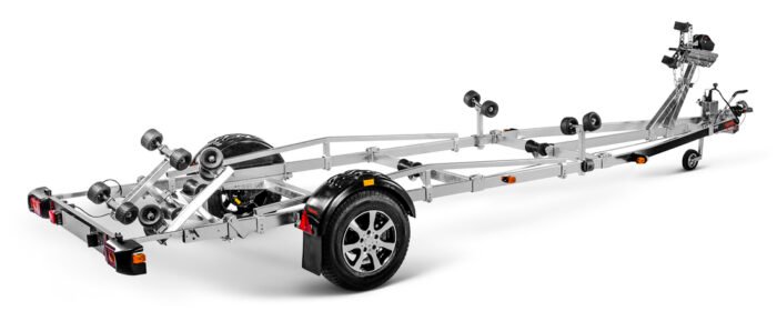 Brenderup 201500B SRX Bootsanhänger 1500 kg Seitenansicht
