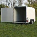 Aluminium Pontrampe hinten abschließbar