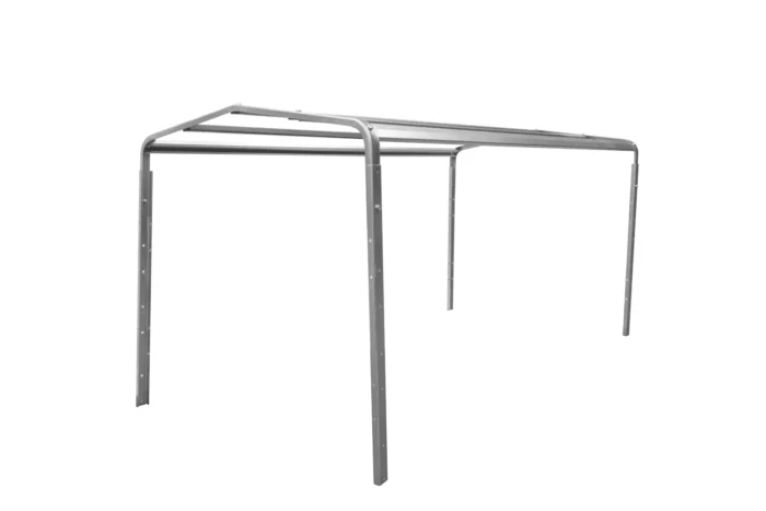 Garden Trailer 200 KIPP mit Hochplane 150 cm und Aufsatzborden