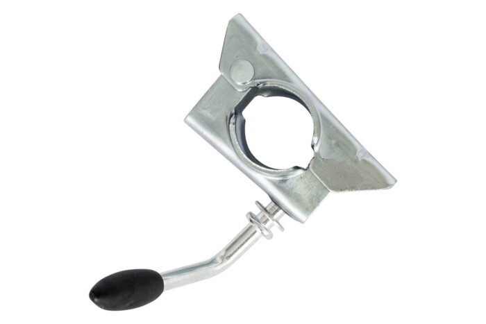 Stützrad-Klemmhalter Ø48 mm für Anhänger Seitenansicht