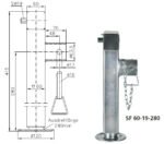 Kurbelmechanik SF 60-19-280 mit Hub 240 mm Detail