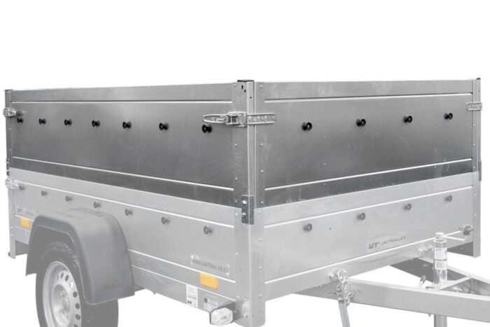 Unitrailer 150 KIPP 150×106 cm mit BIS-Seiten und Alu-Deckel