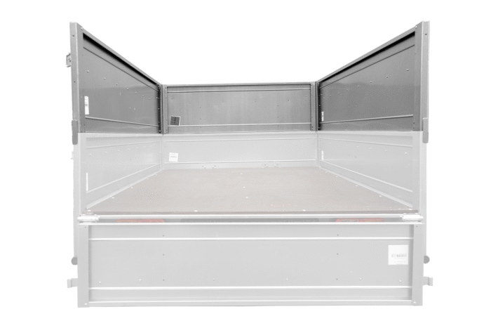 Verzinkte Stahlblech-Aufbauten mit Planenösen