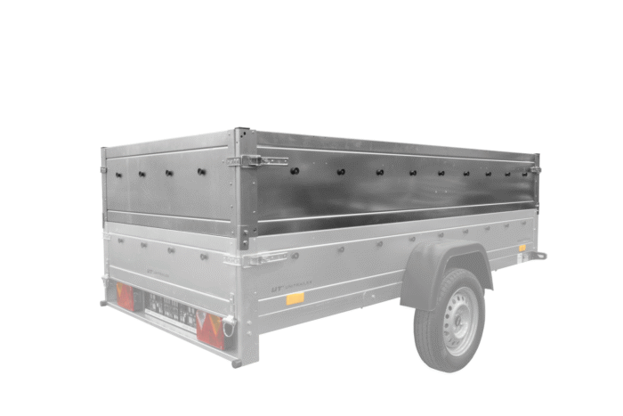 Unitrailer 264 KIPP Kastenanhänger 264×126 cm mit Alu-Deckel