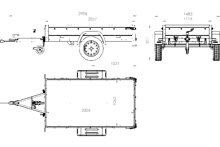 BIS-Aufbauwände ca. 70 cm und rutschhemmender 9 mm Boden