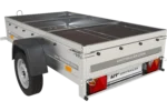 Garden Trailer 200 Kipp mit blauer Flachplane H-0