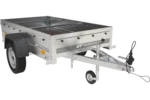 Garden Trailer 200 Kipp mit blauer Flachplane H-0