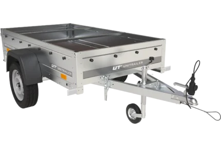 Garden Trailer 200 Kipp mit blauer Flachplane H-0
