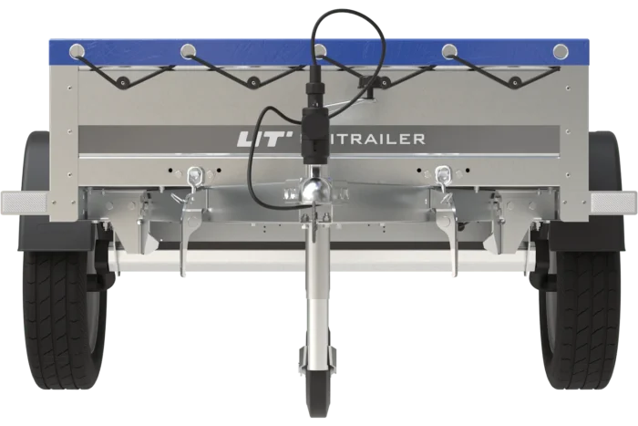Garden Trailer 200 Kipp mit blauer Flachplane H-0