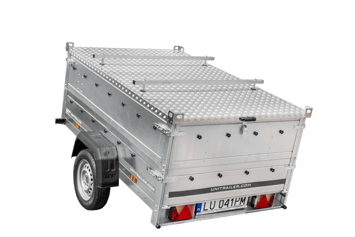 Unitrailer Garden Trailer 201 KIPP 200×125 cm mit Alu-Deckel
