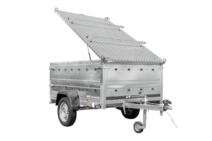 Unitrailer Garden Trailer 201 KIPP 200×125 cm mit Alu-Deckel