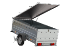 Unitrailer 264 KIPP Kastenanhänger 264×126 cm mit Alu-Deckel