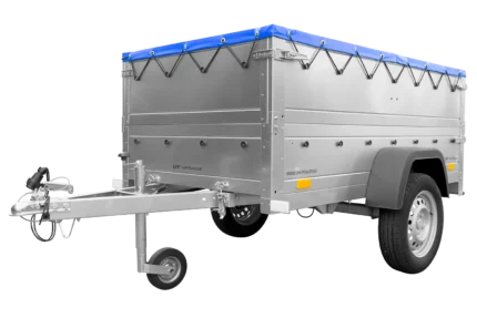 Garden Trailer 200 KIPP mit Flachplane und Aufsatzborden