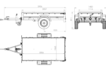 Einachsanhänger 200×106 – Garden Trailer 200 KIPP, Hochplane 150 cm – Bild 15