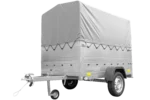 Einachsanhänger 200×106 – Garden Trailer 200 KIPP, Hochplane 150 cm
