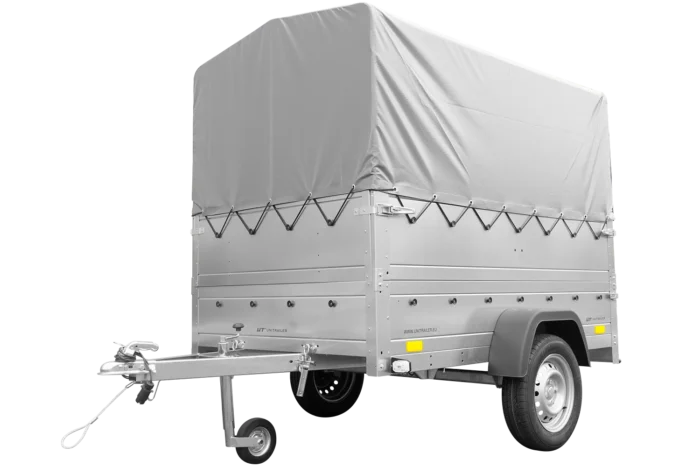 Einachsanhänger 200×106 – Garden Trailer 200 KIPP, Hochplane 150 cm – Bild 1