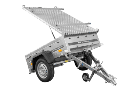 Unitrailer Garden Trailer 150 KIPP 150×106 cm mit Alu-Deckel