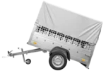 Verzinkter Rahmen mit 9-mm Antirutschboden am Garden Trailer 200