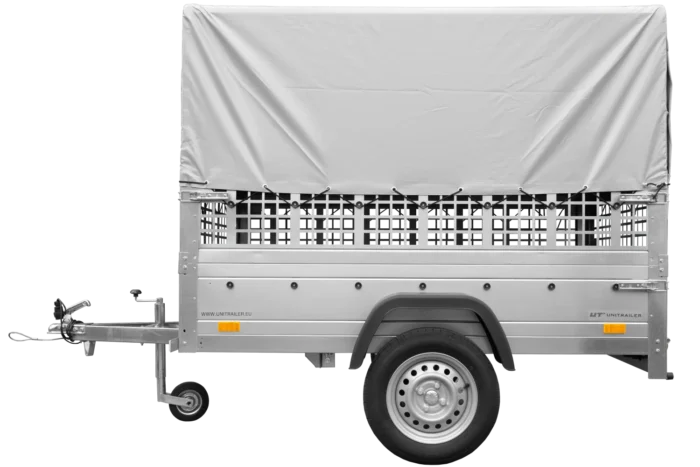 Verzinkter Rahmen mit 9-mm Antirutschboden am Garden Trailer 200
