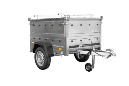 Unitrailer 150 KIPP 150×106 cm mit BIS-Seiten und Alu-Deckel