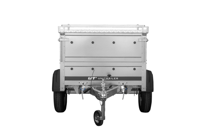 Kippfunktion und klappbare V-Deichsel am Garden Trailer 150