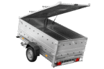 Unitrailer Garden Trailer 230 KIPP 230×125 cm mit Alu-Deckel