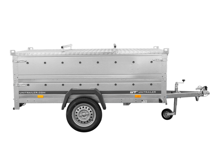 Gasdämpfer und verriegelbarer Alu-Deckel mit Dachschienen