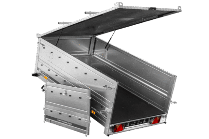 Unitrailer Garden Trailer 230 KIPP 230×125 cm mit Alu-Deckel