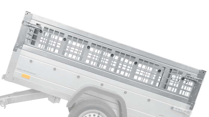 Gitteraufsatz 40 cm für Garden Trailer 200 Seitenansicht