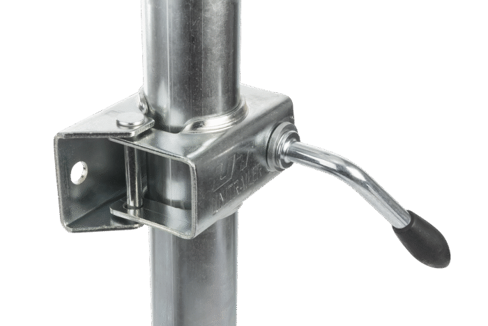 Klemmhalter Stahl mit 2× M10 und selbstsichernden Muttern