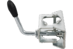 Klemmhalter Stahl mit 2× M10 und selbstsichernden Muttern