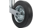 Kurbel mit Unitrailer Logo und Verstellmechanik