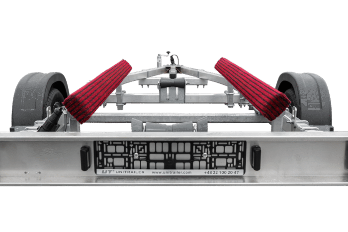 Seitliche Bootsauflage 200 cm mit Teppichbezug
