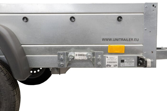 Garden Trailer 230 KIPP mit montiertem Ersatzradhalter