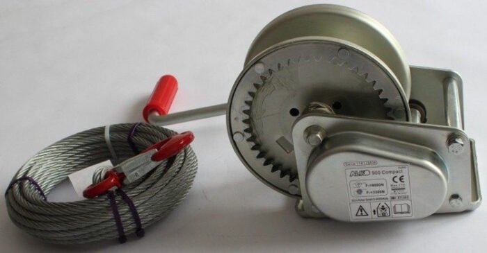 Detail Kurbel und Schutzabdeckung AL-KO 900C